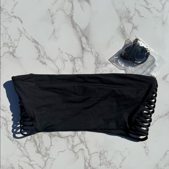 L*Space black Kit Bikini Top Womens size M - Picture 2 of 5
